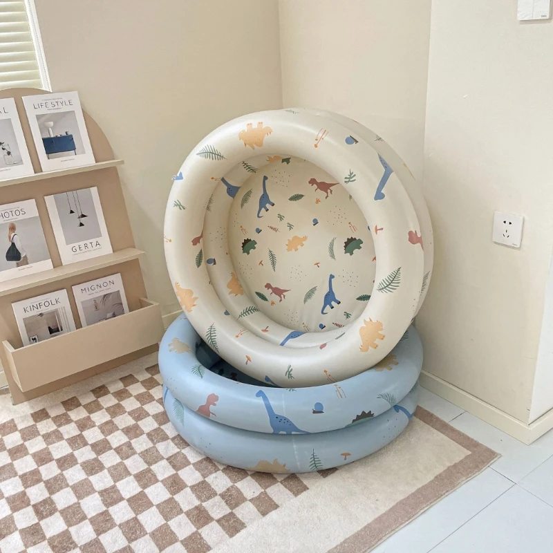 

11UE Round Inflatable Baby Kiddie Pool Kids Paddling Pool Toddler Baby Swimming Pool
