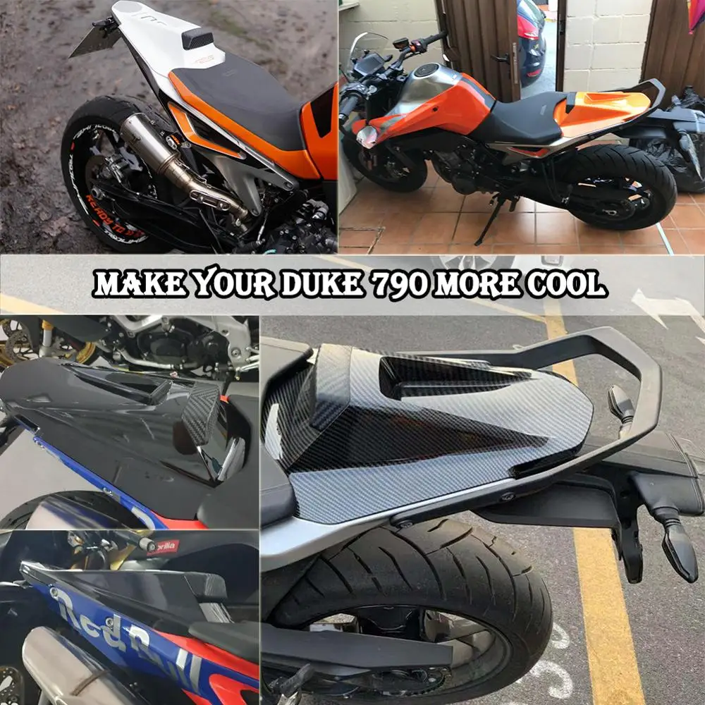 Накидка на сиденье для KTM Duke 790 DUKE790 2019-2022 накидка заднее пассажирского соло капот