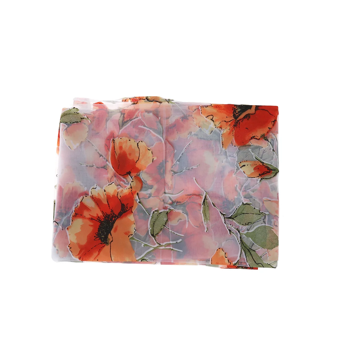 

Floral Window Voile Curtain Panel Voile Drape for Bedroom Living Room 200x100cm(Red)