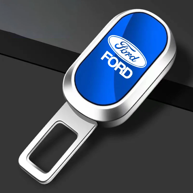 

Metal Engraving Car Seat Belt Clip Extender Safety Seatbelt Lock Buckle Plug For Ford 2 3 4 5 MK 6 7 Ranger Fiesta Kuga Fusion