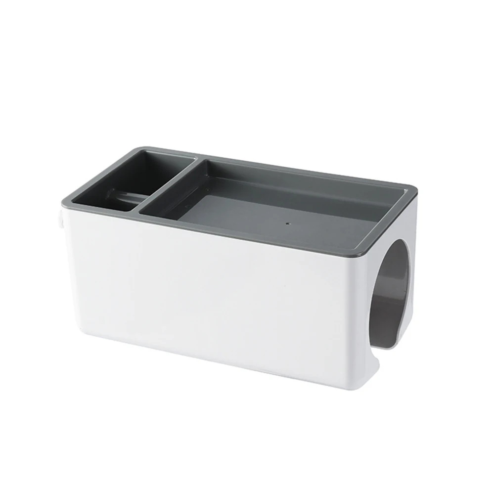 

Wall Hair Dryer Rack Stand Space BathroomDurable Multifunctional Easy Assemble Shelf Plastic Bathroom Waterproof Shelf Storage