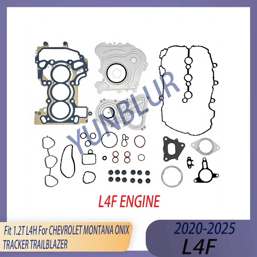 Фото Полный комплект прокладок двигателя для 1.2 L T Gas L4H LIH F12 19-25 для CHEVROLET ONIX TRACKER TRAX BUICK ENCORE GX ENVISTA OPEL VAUXHALL №1
