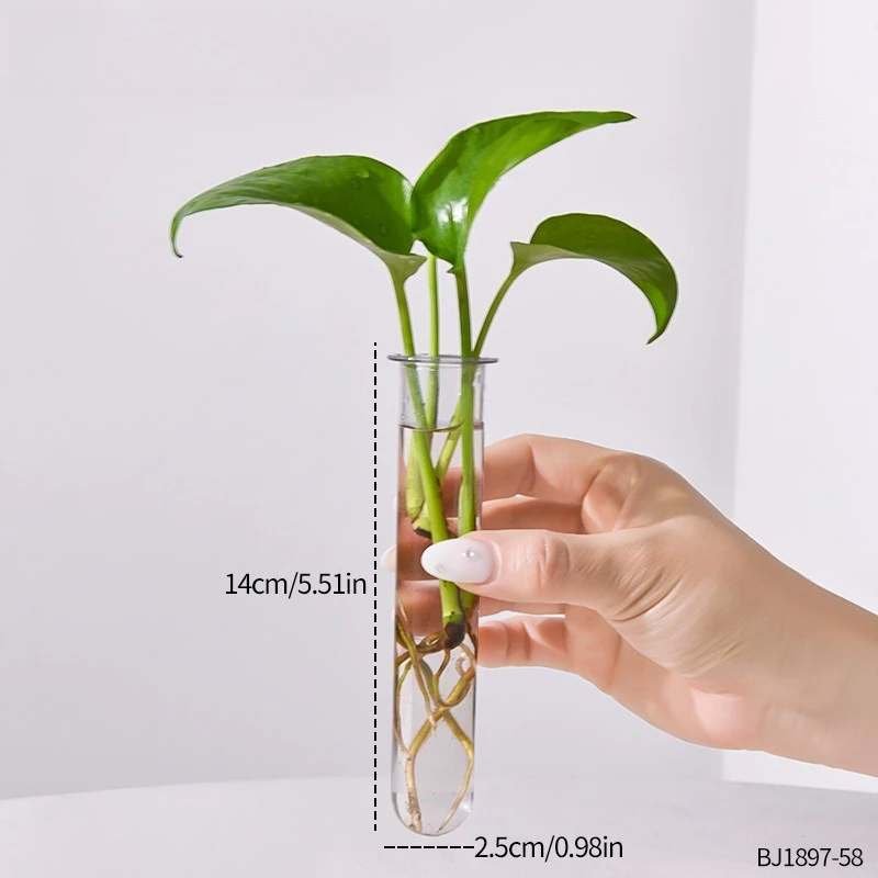 

Изысканная гидропонная ваза для цветов 1/2/3/6, пробирки для выращивания, элегантный подарок, растение, деревянная основа, аквариум, украшение для дома