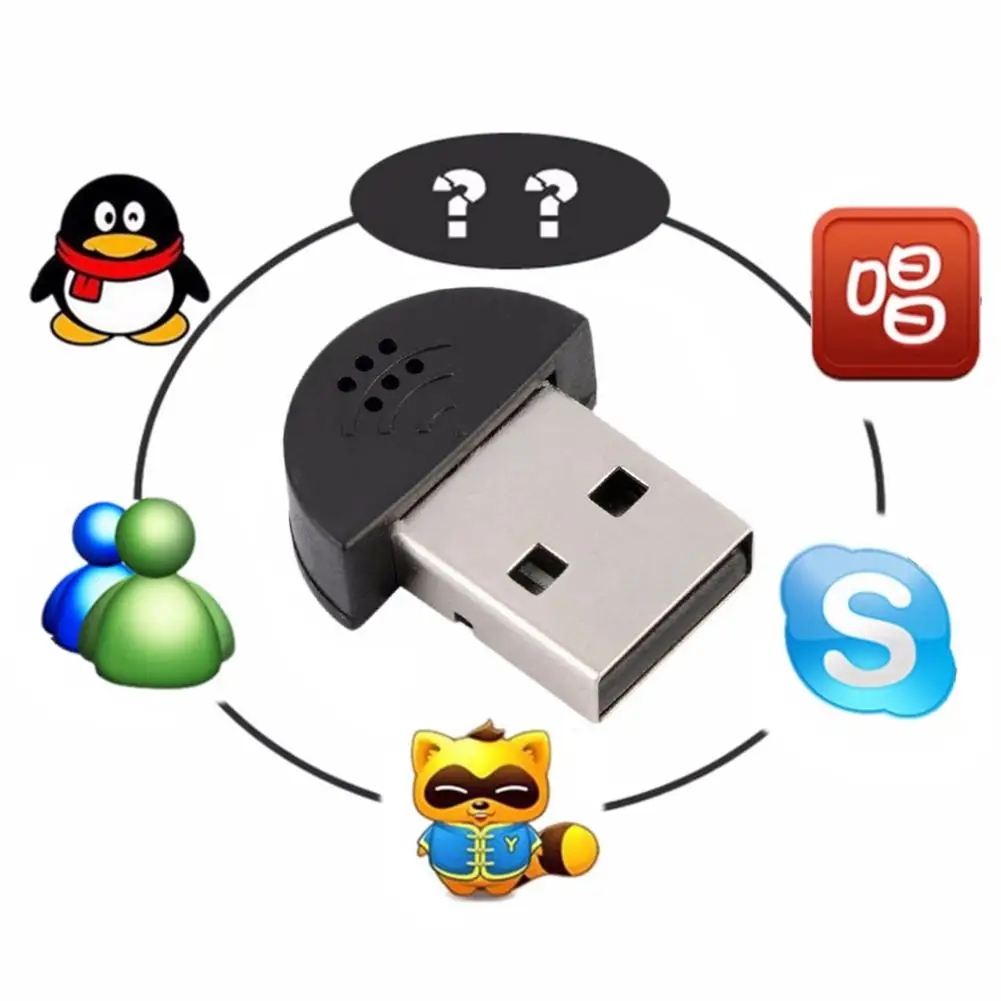 Портативный мини-микрофон USB 2 0 для речи микрофон аудио адаптер драйвер |