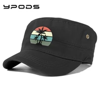 vintage hawaii sun sand beach palm tree new 100cotton baseball cap hip hop outdoor snapback caps adjustable flat hats caps