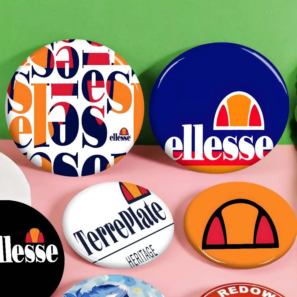 Фото E-Ellesse Ретро-спортивный значок-брошь из жести с мягким креплением, металлический значок, аксессуары для одежды, шляп, сумок, ла №3