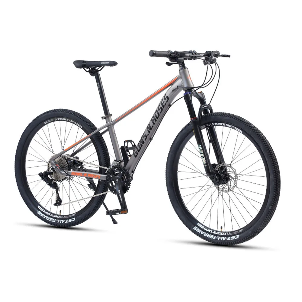 

27.5 Inches 24/27 Speed Mountain Bike Aluminium Alloy Cross-Country Bold Outer Tire Lockable Shock Absorber Front Fork Bicycle