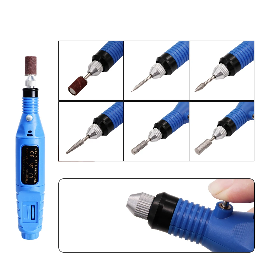 Беспроводной вращающийся инструмент мини-инструмент для полировки ногтей