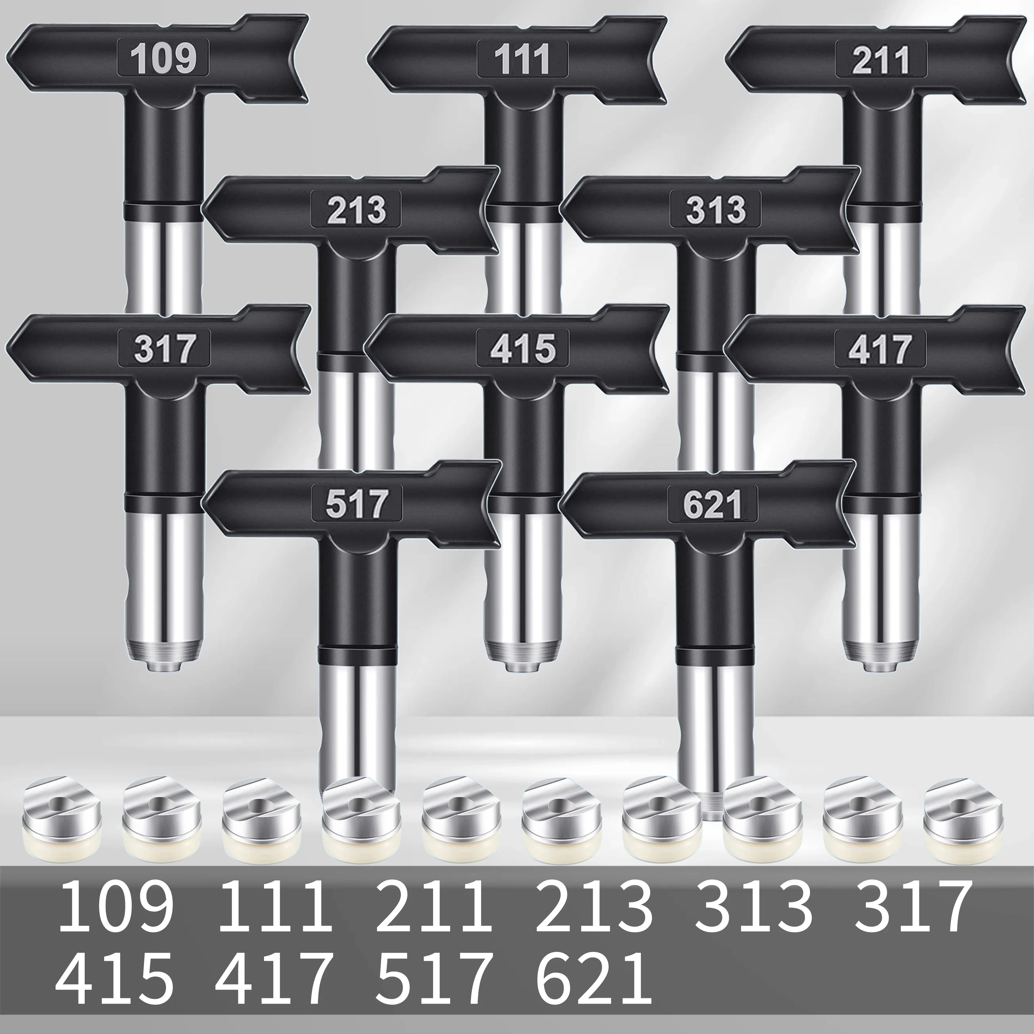 

Наконечники для распылителя краски, 10 шт.