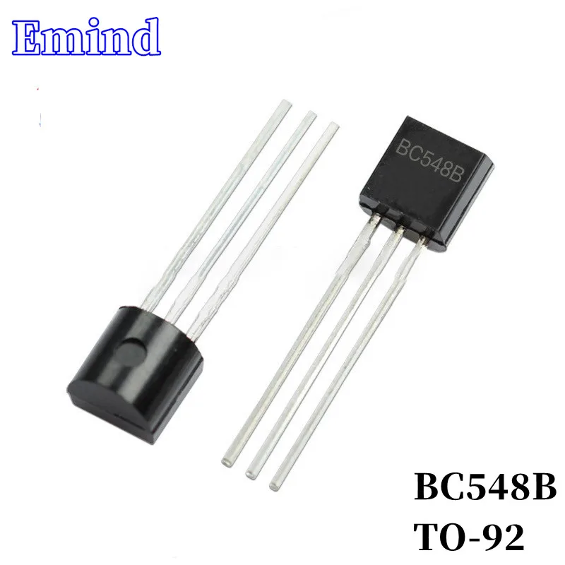 

300/500/1000/2000/3000Pcs BC548B DIP Transistor TO-92 NPN Type 30V/200mA Bipolar Amplifier Transistor