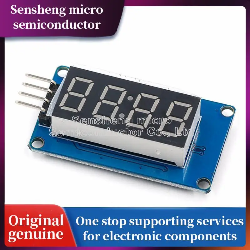 

TM1637 LED Display Module For Arduino 7 Segment 4 Bits 0.36 Inch Clock RED Anode Digital Tube Four Serial Driver Board Pack