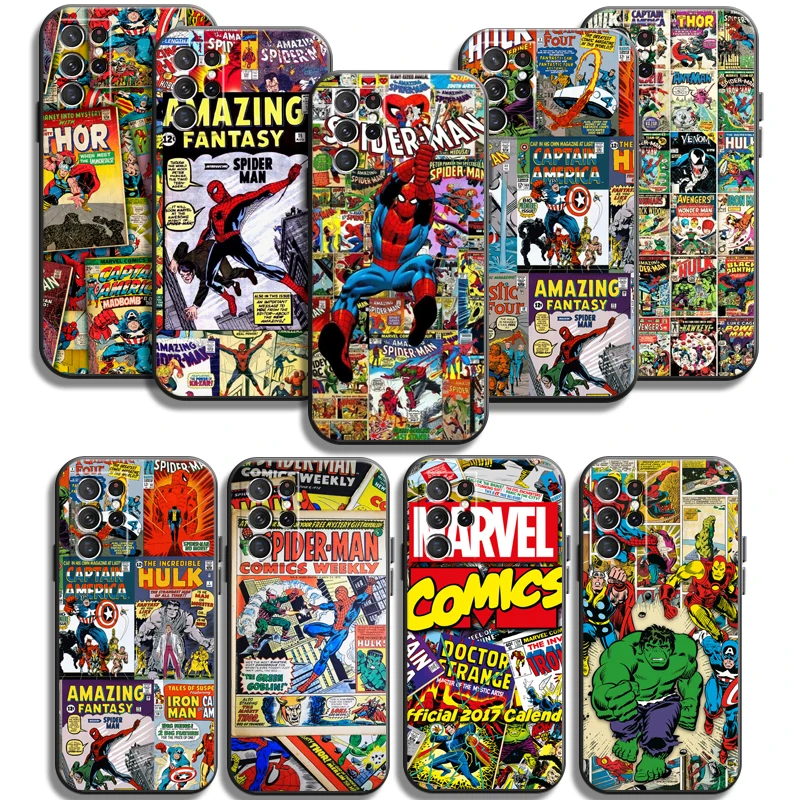 

Avengers Marvel Phone Cases For Samsung Galaxy A51 4G A51 5G A71 4G A71 5G A52 4G A52 5G A72 4G A72 5G Carcasa Soft TPU Funda