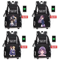 anime backpack saenai heroine no sodatekata students schoolbagcosplay megumi kato shoulder bags outdoor backpack