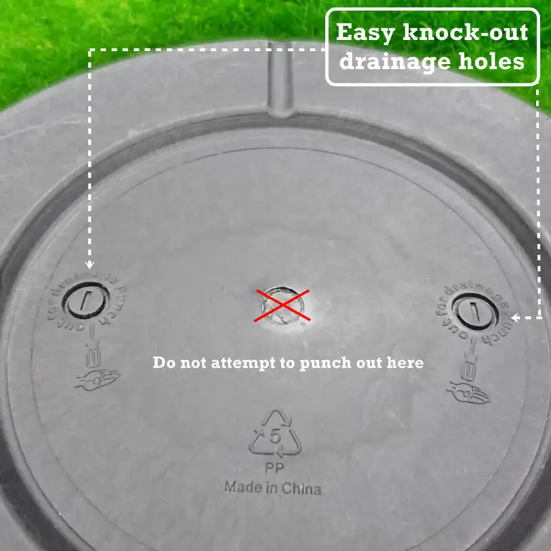 

Gardens 20" x 20" x 13" Round Brown Resin Whiskey Barrel Plant Planter with Weather Resistant