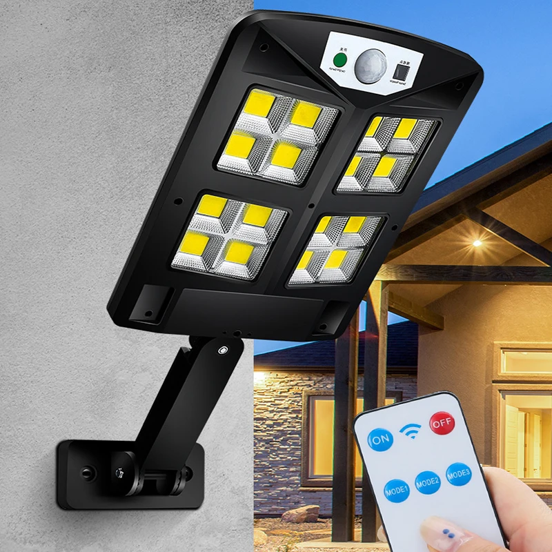 

Solar Sensor Lamp The New Solar Wall Lamp Smart remote control Led Outdoor Garden Solar Waterproof Motion Sensor Streetlights