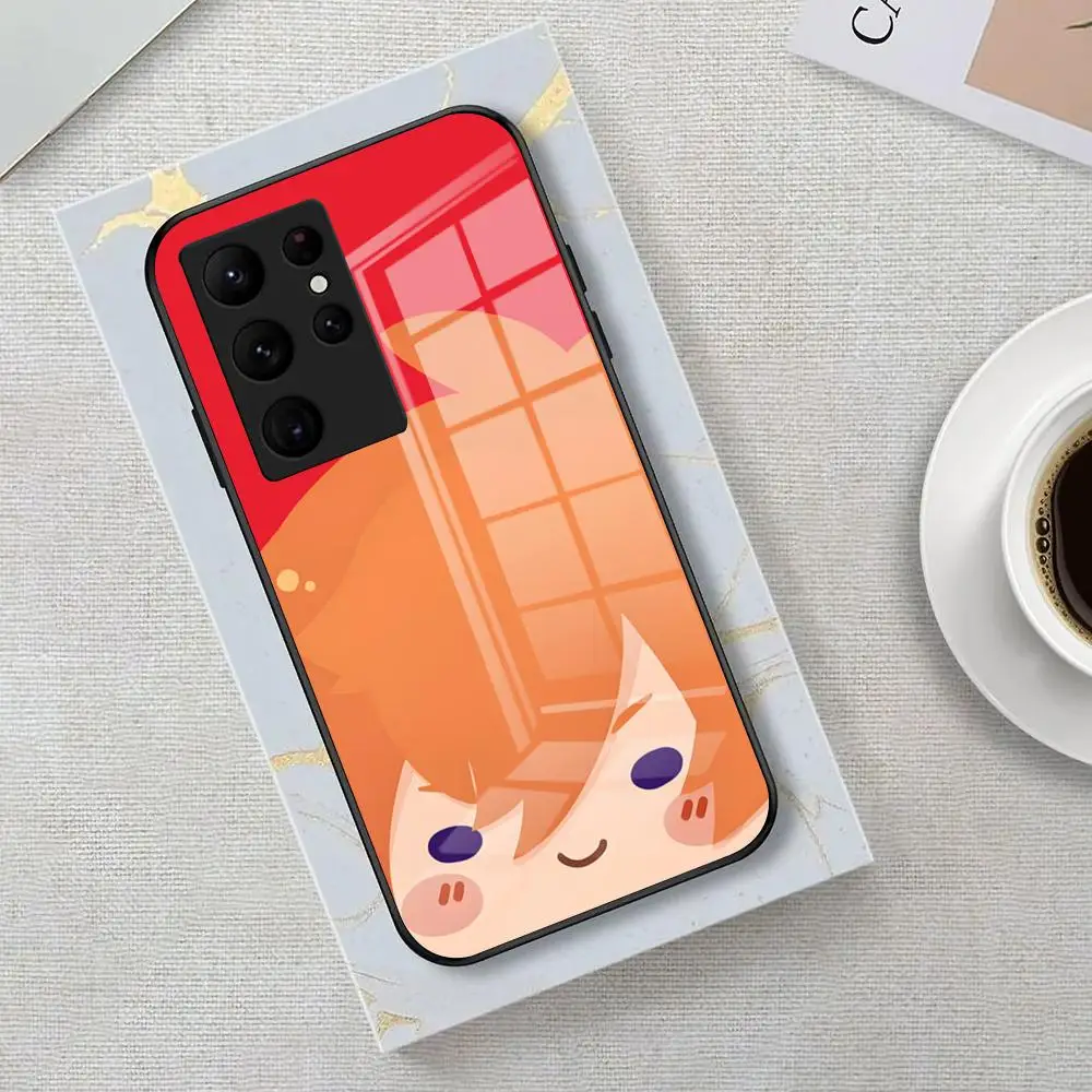 Фото Чехол для телефона Game Obey Me для Samsung S26 S25 Edge S24 S23 S22 Ultra Plus Fe A57 A37 A17 A56 5G, стеклянная крышка №5