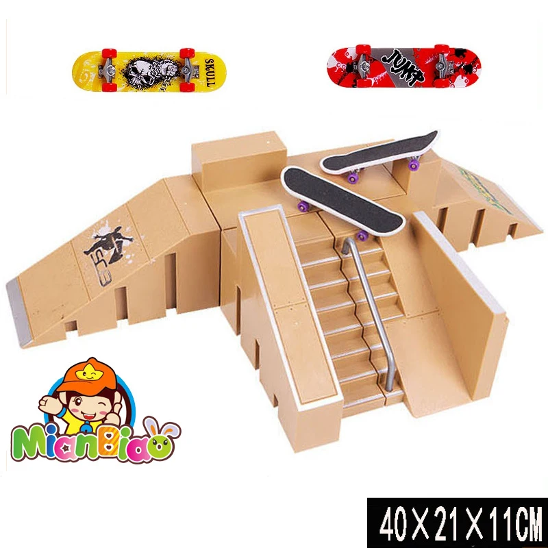 Пальцевые скейтборды парки рампы запчасти для технической практики колода