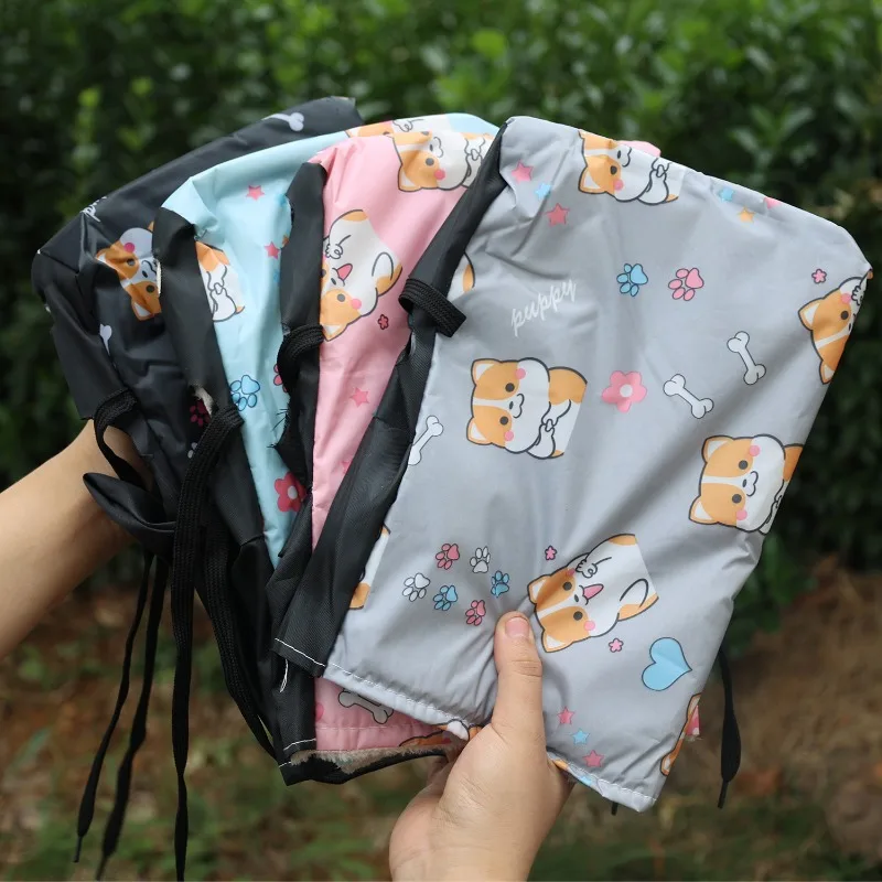 Мотоциклетные перчатки на руль водонепроницаемые ветрозащитные зимние теплые