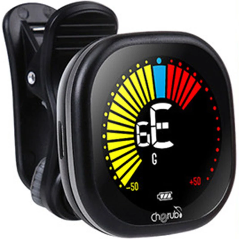 

WST-670 Rechargeable Electric Guitar Tuner Pedal Clip On Mini LCD Tuners For Chromatic Guitar Violin Ukulele Accessories