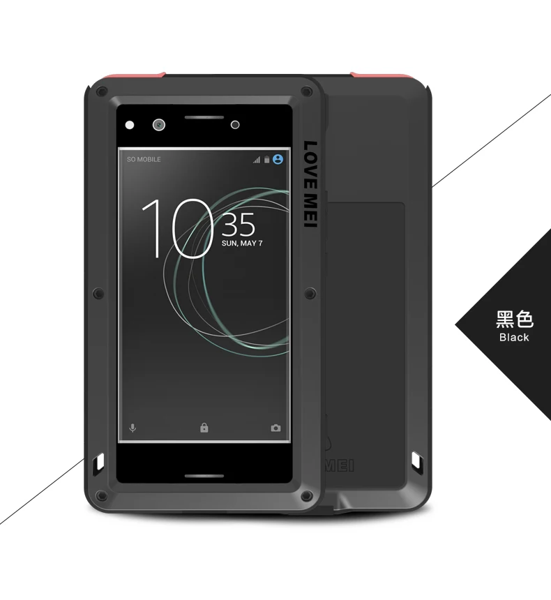 Love Mei Powerful Case For Sony Xperia Xz Fundas Housing Water dirt shock rain Proof Waterproof Case For Xzs Xz