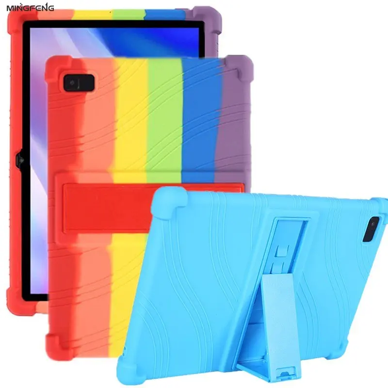 

Soft Silicon Case Cover for Archos T101 4G 10.1" Tablet PC Protective Funda Capa with Detachable Rear Kickstand Funda