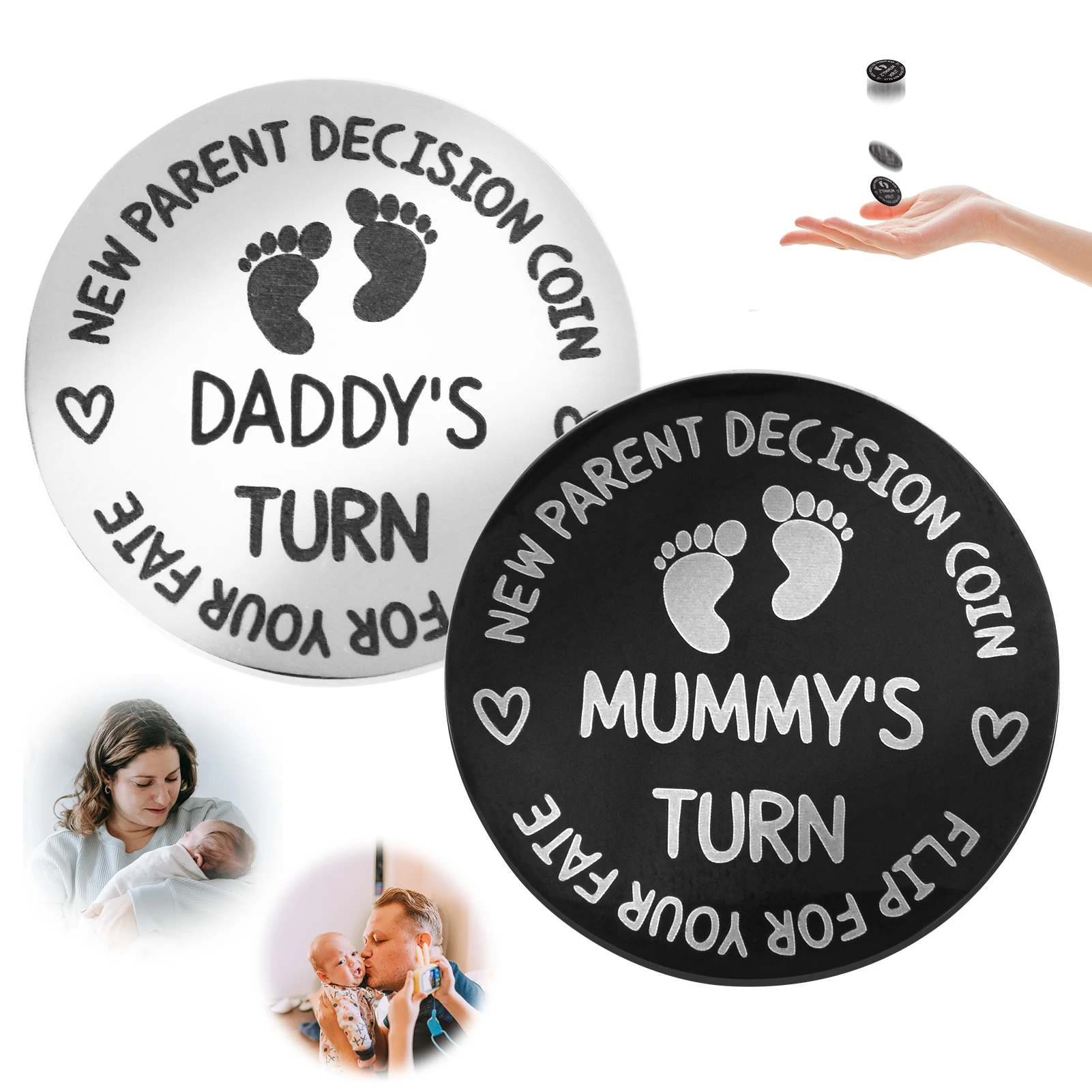 2 шт. подарки для мамы папы новорожденного беременности забавный сувенир с