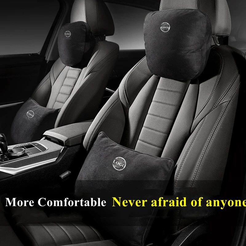 Автомобильная подушка для Skoda подголовник шеи подходит Fabia Roomster Octavia Rapid A5 Superb Kodiaq