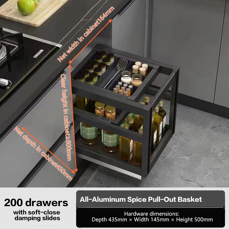 

Корзина для кухни из алюминиевого сплава SSOUIM