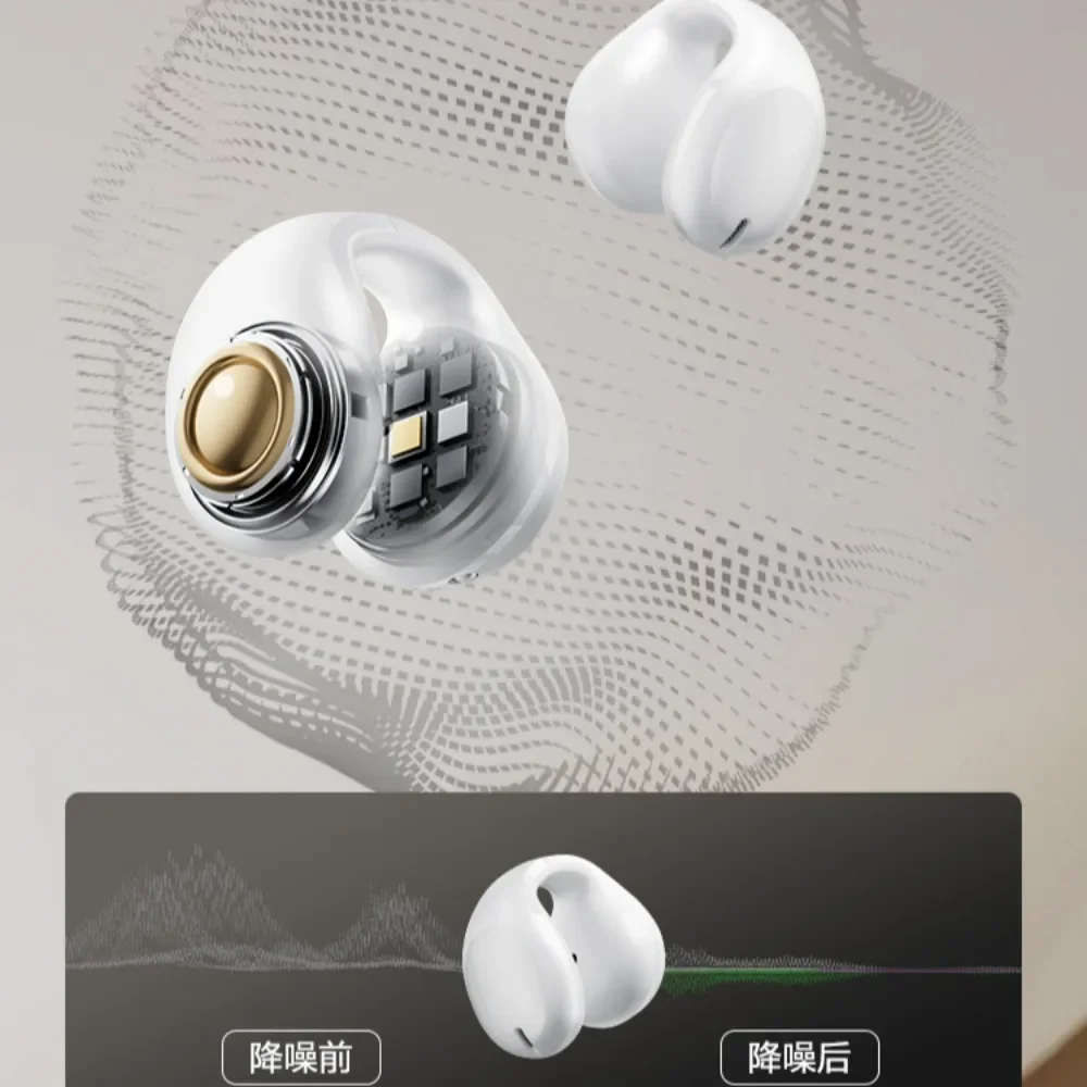 TONEMAC Q2 Hi-Fi наушники Bluetooth 5 3 U-образная форма DT9.0 ACS умное шумоподавление открытый