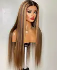 парик Парик из натуральных волос с эффектом омбре, 13x 4, 360