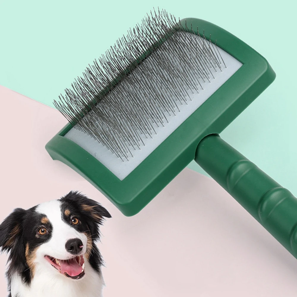 

Extra Long Pin Slicker Brush for Large Dog Matted Hair Grooming Wire Brush for Pets Shedding Mats Cats Deshedding and loose Hair