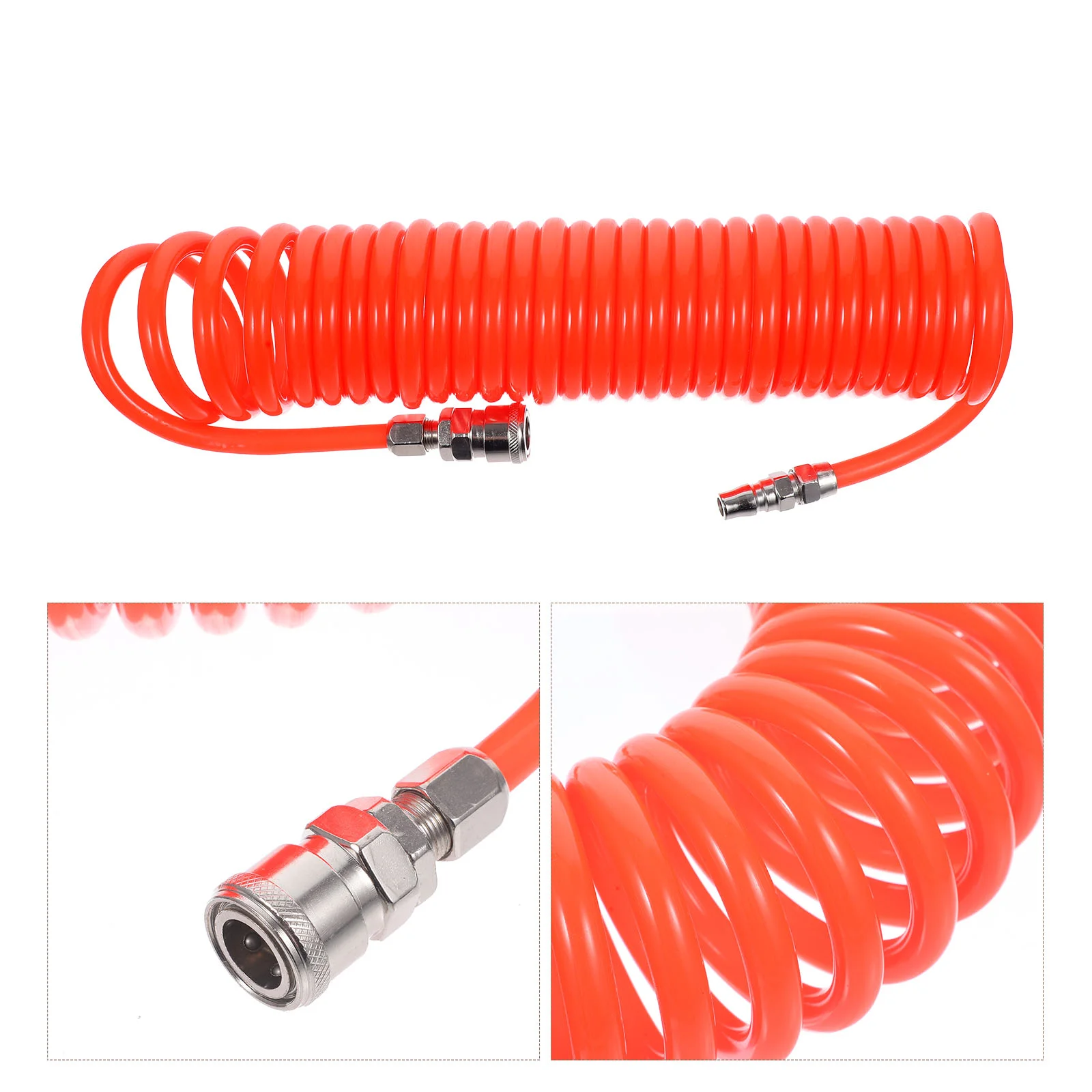 

Air Hose Spring Compressor Tube Tubing Pu Connector Pressure Telescopic Stretching Airline Coiled High Flexible Polyurethane