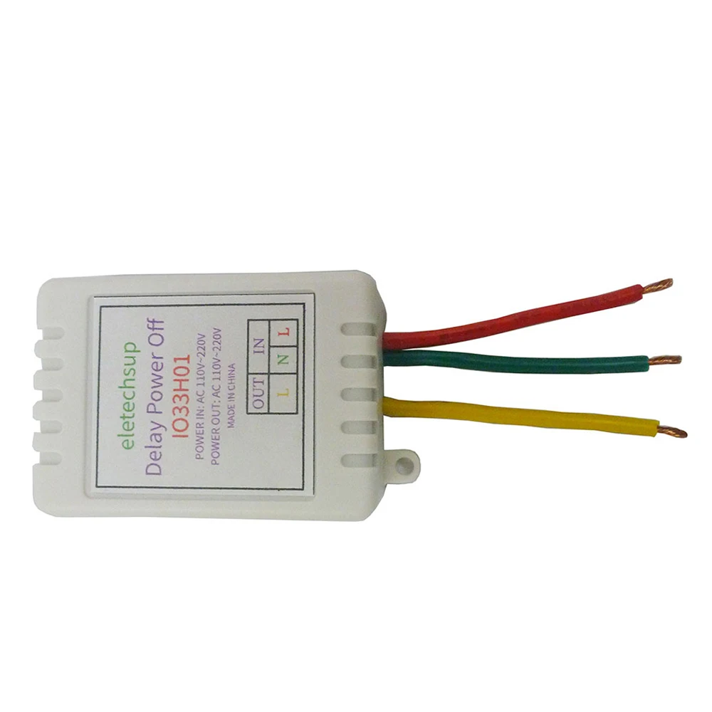 

1-480Min Timer Adjustable Disconnect Delay Controller AC 110V 220V Power-ON Delay OFF Relay Switch AC 220V 7A Voltage Output