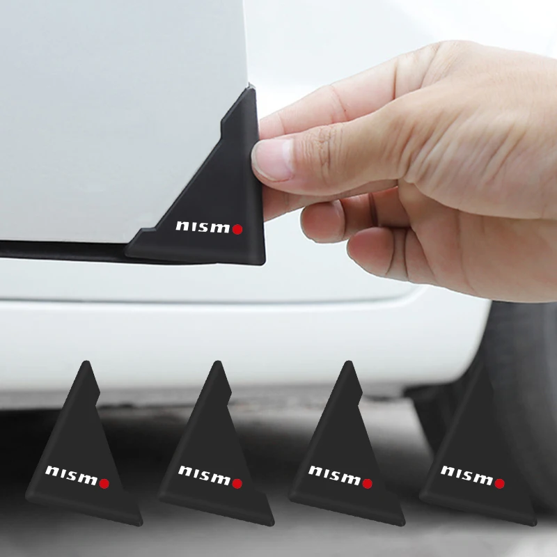 

2 шт. защитные наклейки на углы двери автомобиля для Nismo Nissan Embiem Qashqai Juke Leaf Micra NOTE X-TRAIL Pulsar 370z чехол Gtr