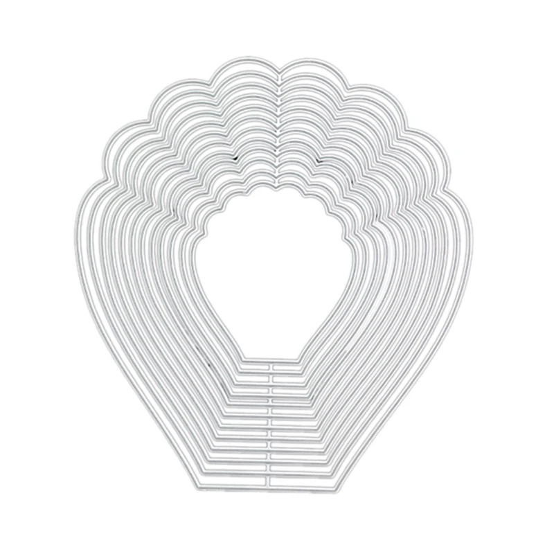 

Frame Metal Cutting Dies Stencil DIY Scrapbook Album Paper Card Template Mold