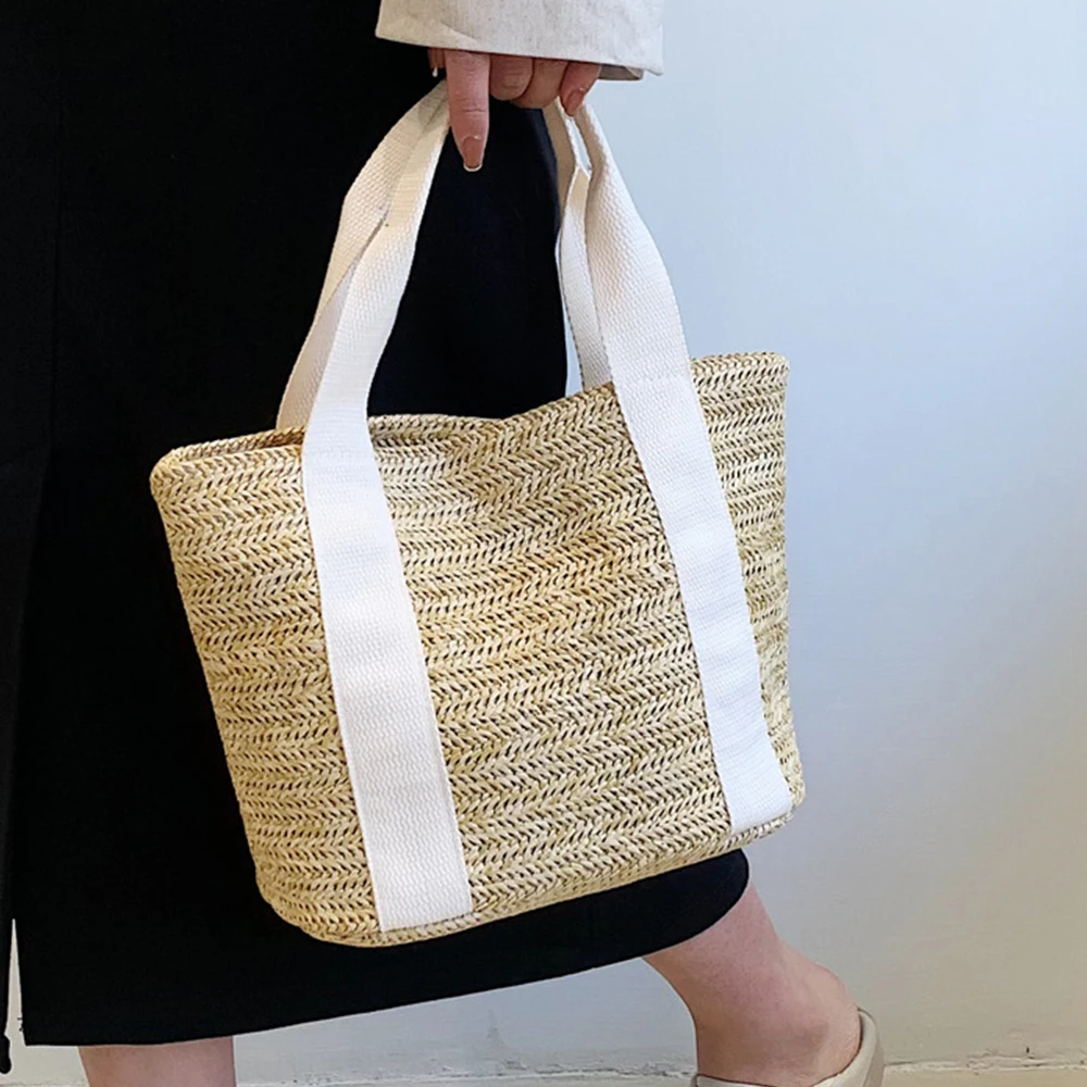 Summer Small Woven Bags for Women 2022 Bohemian Straw Bag Tote Women Handbags Shopper Purses Rattan Beach Bag Female Clutch Ins