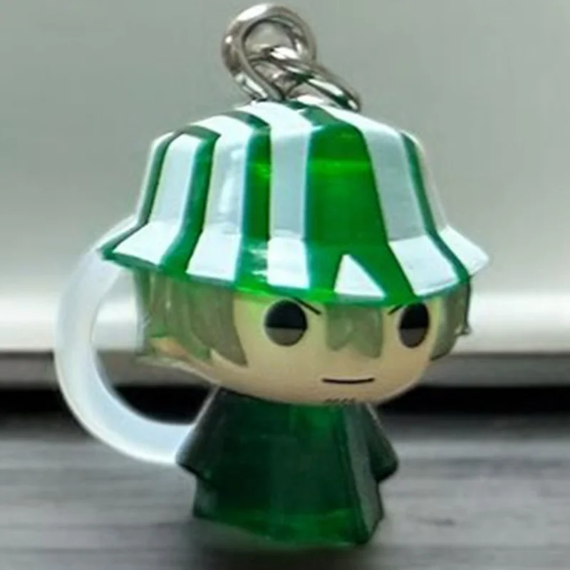 Фото 【В наличии новый продукт 】 Bandai Japan Genuine Bleach Urahara Kisuke/Byakuya/Toushirou Label Маленькая подвеска Капсульные игрушки ручной работы №2