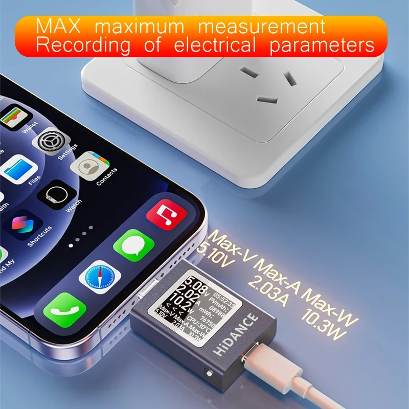 Тестер мобильного зарядного устройства Type-c PD3.1