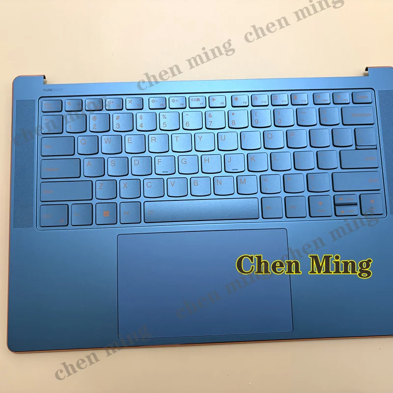 Фото 5CB1L80590 новый чехол для Lenovo Yoga Slim 7 14APU8, верхняя часть корпуса (C-cover) с клавиатурой и тачпадом 83AA №2