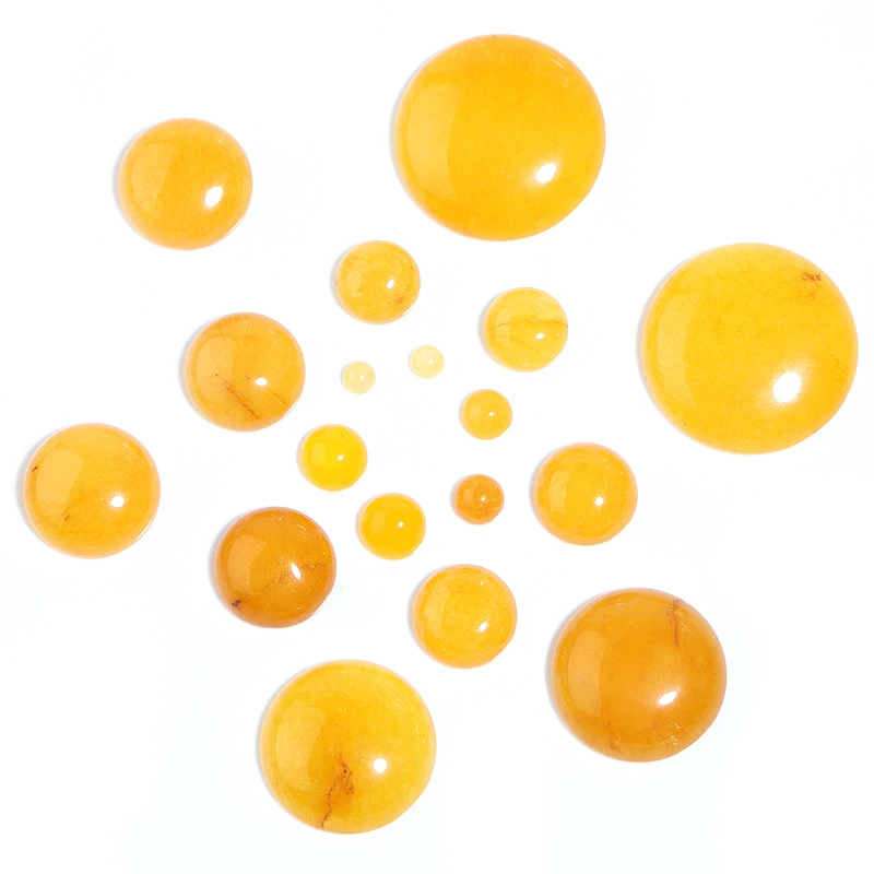 Круглый нефритовый кабошон 4/6/8/10/12/14/16/20/25 мм 2-10 шт