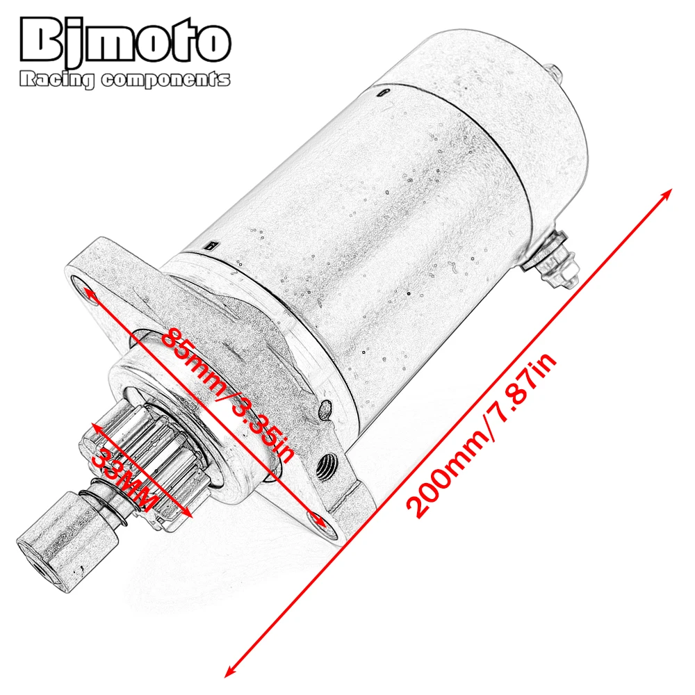 Стартер для Yamaha 40HP C 40 H V PS/LR ETL/UL TS/LR M(E/O)S/L EOS/L EOS EOL M(H/E/T)OS/L M(E/T/H/O)S/L EK40J K40J M(W/)S/L