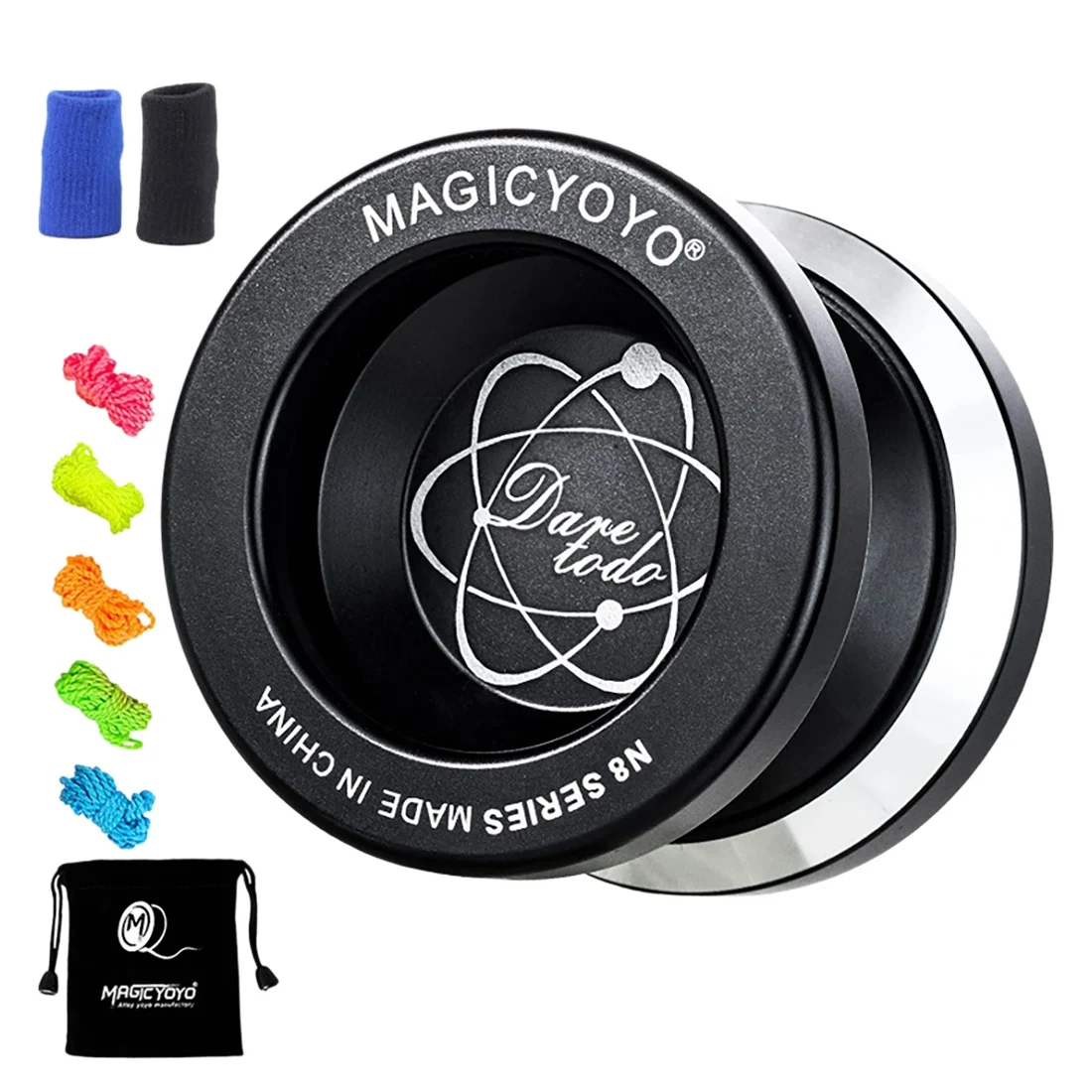 

Unresponsive Yoyo N8,Yoyo for Adults,Undersized Metal Yoyo for Kids,Bonus 5 Yo-Yo Strings,Yo Yo Bag