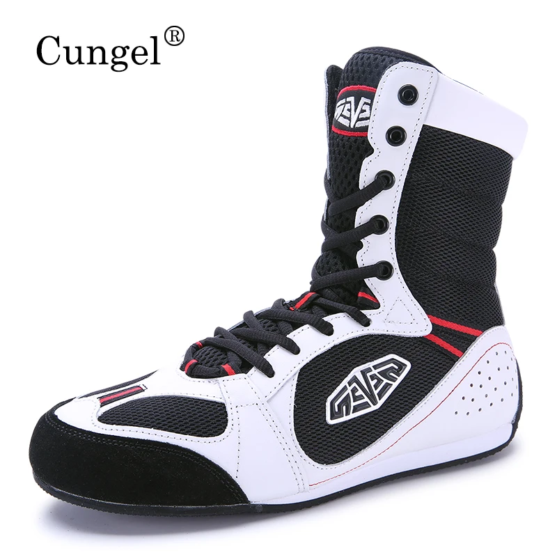 

Men Professional Boxing Wrestling Fighting Weightlifting Shoes Male Comfortable Supporting Training Boxing Fighting Boots