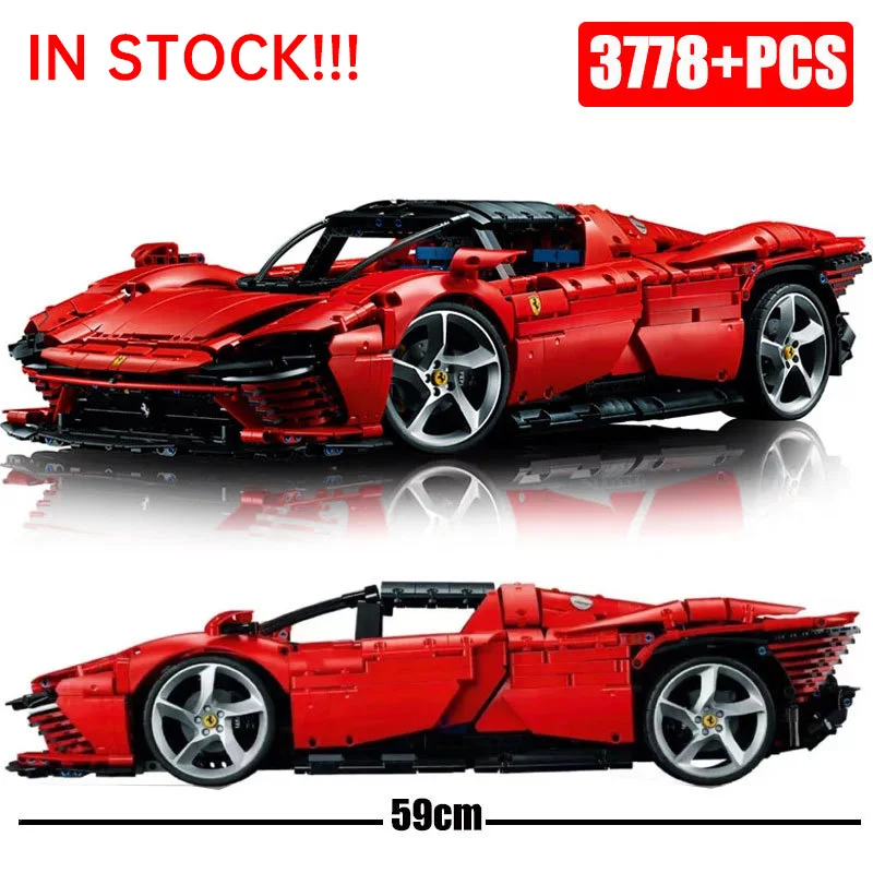 

Новинка 3778 шт. техническая феррированная Daytona SP3 42143 модель суперкара строительный блок спортивная машина игрушки для мальчиков девочек дет...