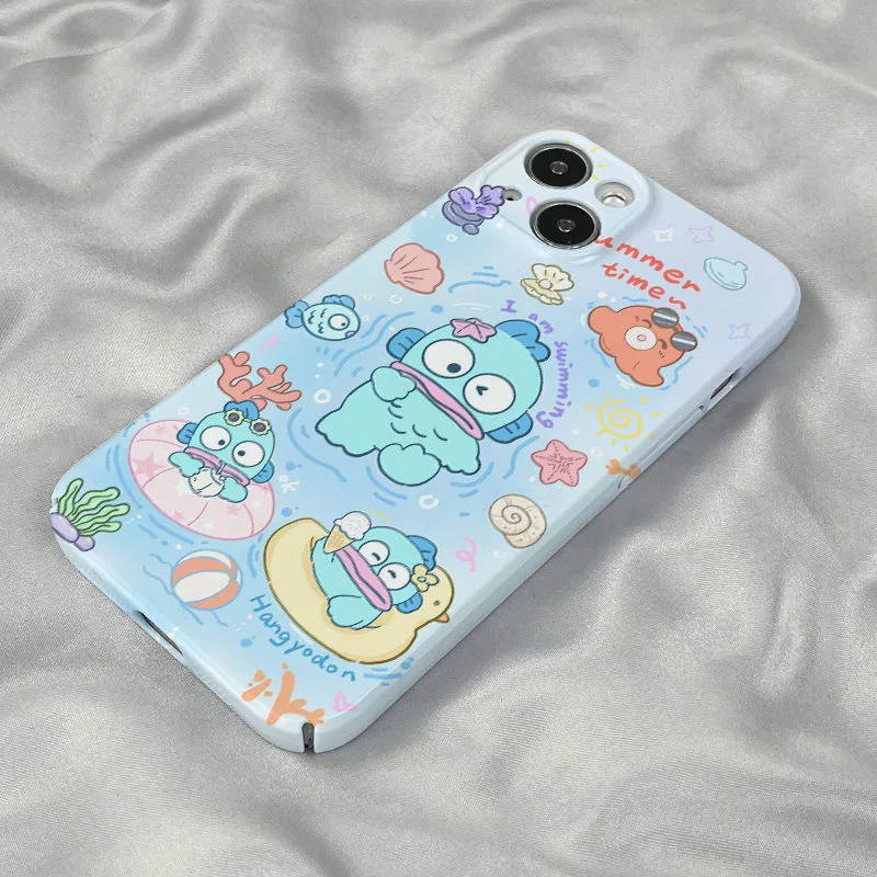 Милый мультяшный чехол с уродливой рыбой для IPhone 14 13 Pro Max задняя крышка телефона 12