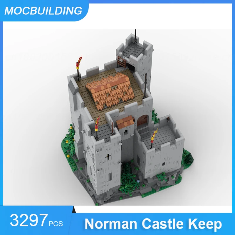 Строительные блоки MOC Норман замок строительные архитектура обучающая