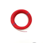 Нагревательный провод из углеродного волокна, кабель для теплого пола, электрические провода, новый инфракрасный кабель 15 м, 24 К, кабель из углеродного волокна с фторполимерной оболочкой, 15 м