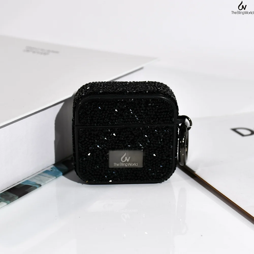 Чехол для Airpods с стразами и бриллиантами
