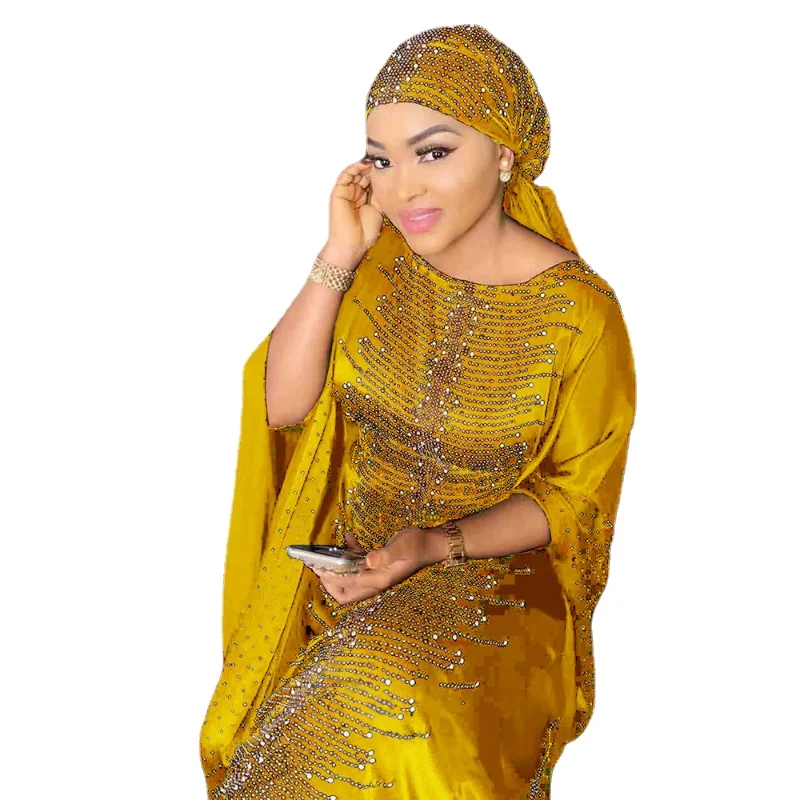 

Plus Size African Party Dresses for Women Dashiki Diamond Ankara Outfits Robe Ramadan Abaya Dubai Caftan Marocain Evening Gown