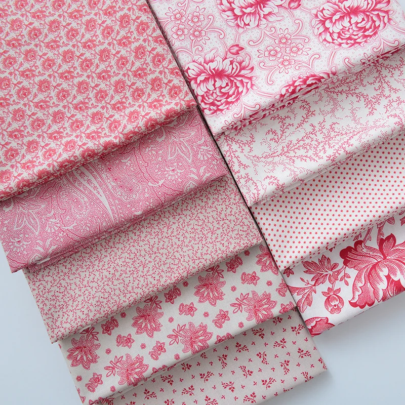 Красная ткань роза цветок искусственный пасторальный стиль для квилтинга сумок